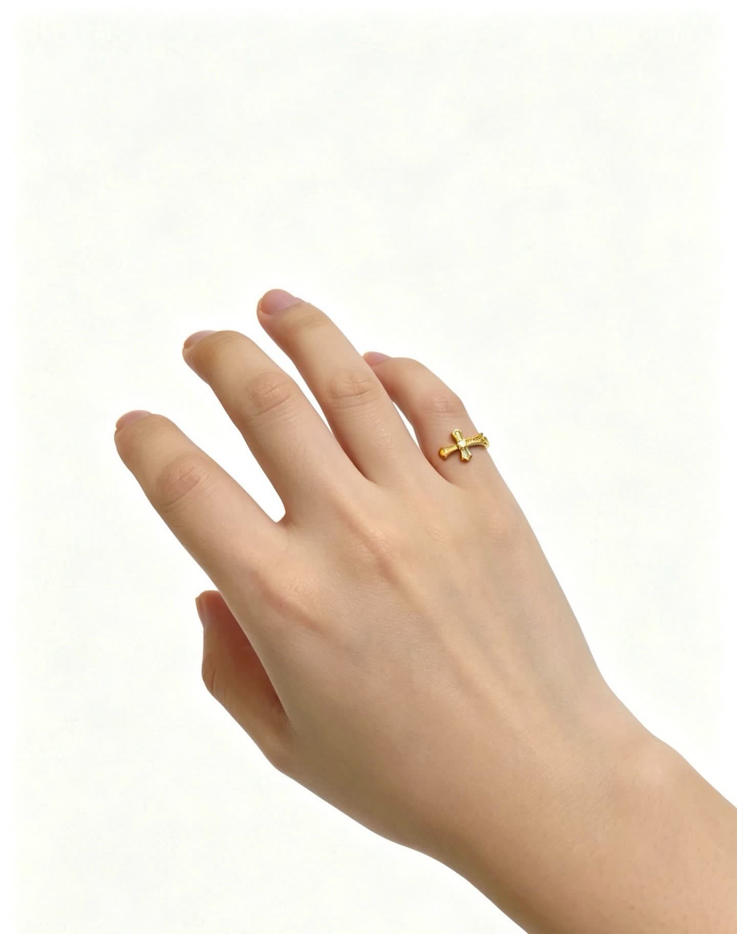 Chrome Hearts One Heako Cross Ring